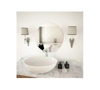 vidaXL Étagères murales flottantes Ledge en U pour photos Lot de 2 80x9x3 cm MDF Blanc