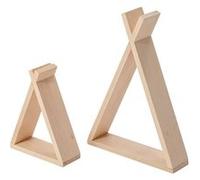 Lot de 2 étagères Tipi Brut Brut Beige