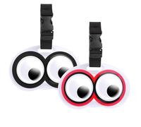 Lot de 2 Etiquette Bagage, Oeil Étiquette Valise Avion Étiquette Valise Avion Étiquette de Voyage Étiquettes Porte Adresse Porte Etiquette Bagage pour Valise, Bagages, Sacs à Dos, Voyages