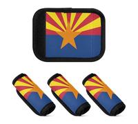 Lot de 2 étiquettes confortables pour poignée de bagage, drapeau de l'Arizona (USA) pour sac, sac à dos, bagages
