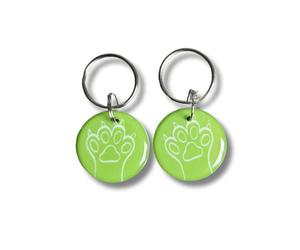 Lot de 2 étiquettes de rechange pour Sureflap Surefeed Microchip RFID, étanches, pour animaux domestiques sans puce (vert)