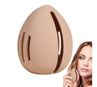 Lot de 2 étuis à éponge en silicone pour maquillage - Respirant - Pour le maquillage - Éponge cosmétique en silicone pour les voyages, les vacances