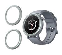 Lot de 2 étuis compatibles avec CMF by Nothing Watch Pro 2 - Style incurvé et plat, anti-rayures et étanche, avec boîtier en acier inoxydable. Accessoire de montre pratique (gris)