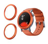 Lot de 2 étuis compatibles avec CMF by Nothing Watch Pro 2 - Style incurvé et plat, anti-rayures et étanche, avec boîtier en acier inoxydable. Accessoire de montre pratique (orange)