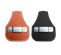 Lot de 2 étuis de ceinture pour mètre ruban - Support de rangement en cuir pour mètre ruban, pochette pour tournevis | étui à ruban à mesurer | Crochet de poche pour ruban à mesurer