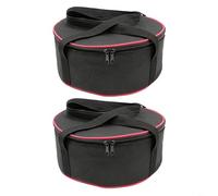 Lot de 2 étuis de rangement pour vaisselle de camping avec protection en éponge rigide pour voyage, pique-nique