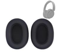 Lot de 2 étuis en cuir pour casque Jabra Elite 85h, avec coussinets d'oreille en mousse et housse de