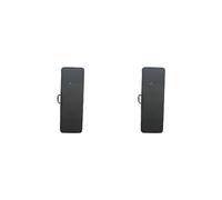 Lot de 2 étuis rigides légers pour violon pour débutants et instruments à cordes, noir, 1/8