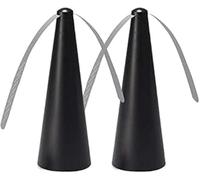 Lot de 2 éventails anti-mouches pour tables et insectes - Ventilateur portable pour extérieur et intérieur - Gardez les mouches/insectes loin de vos aliments