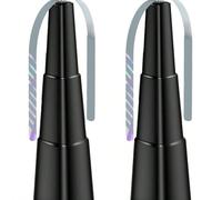 Lot de 2 éventails anti-mouches pour tables - Répulsif contre les mouches pour intérieur et extérieur - Portable et automatique pour pique-nique, restaurant, fête, maison Gardez les mouches loin de vo