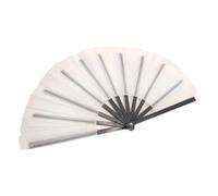 Lot de 2 éventails Pliables en Plastique for Danse, Tai Chi, Yoga, Kung Fu, décoration fête Mariage pour Tai Chi, Danse, FêTe(Color 07)