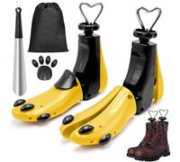 Lot de 2 extenseurs de chaussures pour homme et femme, baskets, bottines, jaune, 40-47