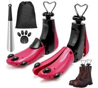 Lot de 2 extenseurs de chaussures pour homme et femme, baskets, bottines, Rose, 35-42