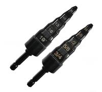 Lot de 2 extenseurs de tuyau en cuivre pour climatiseur - Extenseur de tube avec 5 tailles (6/10/13/16/19 mm, 1/4", 3/8", 1/2", 5/8", 3/4") compatible