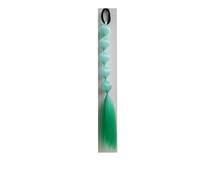 Lot de 2 extensions de cheveux colorées en forme de lanterne for queue de cheval et tresses à bulles for enfants - Accessoires de perruque amusants(Color6)