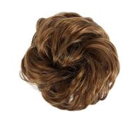 Lot de 2 extensions de cheveux synthétiques bouclés en forme de beignet pour chignon, queue de cheval pour femmes, filles, enfants, chouchous pour décorer les cheveux (1/2 pièces)