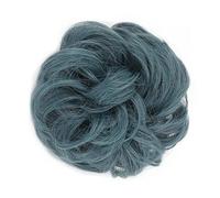 Lot de 2 extensions de cheveux synthétiques bouclés en forme de beignet pour chignon, queue de cheval pour femmes, filles, enfants, chouchous élastiques pour décorer les cheveux (1/2 pièces)