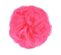 Lot de 2 extensions de cheveux synthétiques bouclés en forme de beignet pour chignon, queue de cheval pour femmes, filles, enfants, chouchous élastiques pour décorer les cheveux (1/2 pièces)