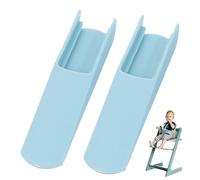 Lot de 2 extensions de pieds de chaise en PVC pour chaise de salle à manger, chaise haute, par exemple coussin, chaise longue, par exemple Ëxtension | Lot de 2 pieds de sécurité antidérapants pour