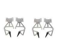 Lot de 2 extensions d'échelle de fixation pour échelle, kit de verrouillage de échelon en aluminium compatible 28-11