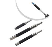 Lot de 2 extensions d'embouts de tournevis, porte-embouts magnétiques avec longueur réglable, adaptateurs de tige hexagonale pour accessoires de perceuse électrique, guides de vis compatibles avec