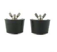 Lot de 2 extensions d'hivernage de piscine pour écumoirs, retours et lignes de nettoyage - Joints en caoutchouc anti-fuite, ion ze pour piscines creusées/hors sol (51 mm)