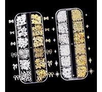 Lot de 2 extensions élégantes en métal pour Unguis Addons Douze cents peaux délicates et incidents spéciaux