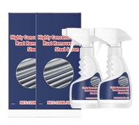 Lot de 2 extracteurs de rouille en métal très concentré, anti-rouille en acier inoxydable, spray convertisseur antirouille, spray anti-rouille pour divers métaux, acier