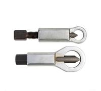 Lot de 2 extracteurs de vis rouillés en acier au chrome vanadium, conçus pour enlever les vis et boulons rouillés tenaces avec tête à six pans creux pour une utilisation avec des clés à douille (5)