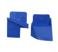 Lot de 2 extracteurs et installateurs de courroie élastique en plastique bleu pour le retrait et l'installation de courroie d'entraînement nervurée sans endommager les poulies avec bords lisses pour