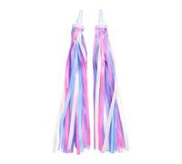 Lot de 2 Faisceaux Bicyclettes Enfants Bleu Poudré, Vélo Guidon Streamers | Accessoire Velo Enfant Accessoires Velo, Rubans Textiles pour Roues de Velo Decoration Deco Velo Velo Fille