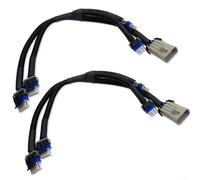 Lot de 2 faisceaux de câblage de bobine d'allumage pour LS2 pour LS3 pour LS7 pour LQ4 pour LQ9 petits blocs moteurs construits et projets de rénovation