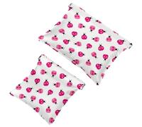 Lot de 2 fantastiques trousses de maquillage Sky Pocket à fermeture automatique, sans fermeture éclair, mini trousse de maquillage de voyage pour écouteurs, pièces de monnaie, rouge à lèvres