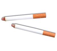 Lot de 2 fausses cigarettes allumées pour théâtre.