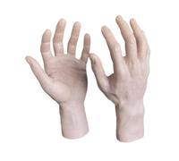 Lot de 2 fausses mains d'homme pour Halloween