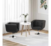 vidaXL Fauteuil Design Club 240041 – Similicuir blanc/noir