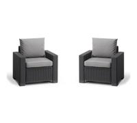 Lot de 2 fauteuils CALIFORNIA KETER