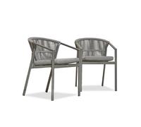 Lot de 2 fauteuils de jardin