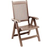 Lot de 2 fauteuils de jardin - GROSFILLEX - DR Iruba - Taupe - Résine
