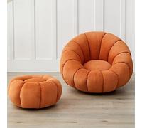 Lot de 2 fauteuils de salon confortables et élégants en tissu de laine de luxe