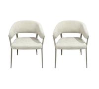 Lot De 2 Fauteuils - Home Deco Factory - Emilia - Beige