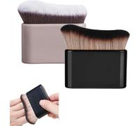 Lot De 2 Faux Pinceaux Autobronzants B Rush, Body Brus H Pour Ta N, Body B Rus H Makeup, T Anning Br Us H For B Ody And Face, Supreme Cream Bod Y Makeup B Rush, Fake Ta N Applicator, T Anning Bod Y