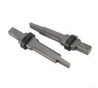 Lot de 2 fendeurs de cale en métal de 23 mm pour outils de roche pour pierre dure et béton