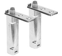 Lot De 2 Ferme-portes Automatiques En Alliage De Zinc H1 Avec Positionnement, Charnières De Porte De Réfrigérateur Et De Congélateur En Métal, Pièces De Rechange