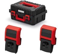 Lot de 2 fermetures à clip pour boîtes KHV en plastique pour boîte à outils Kistenberg