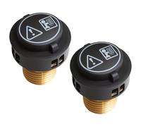 Lot de 2 fermetures à pression de sécurité compatibles avec les nettoyeurs vapeur Kärcher SC 1402 SC 5 SC 4 - Pièce de rechange avec mécanisme de valve à pression - Réplique KA comme 4.580-760.0