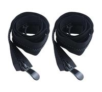 Lot de 2 fermetures éclair 70 cm, #8 séparables, deux voies, noires, pour couture, manteaux, vestes, sacs, linge de lit