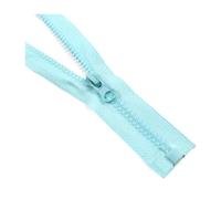 Lot de 2 fermetures éclair en résine n° 5, 40-120 cm, extrémité ouverte, pour la couture de manteaux, vestes et chaussures.,Couleur 15,50 cm