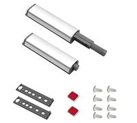 Lot de 2 fermoirs aimantés pour porte armoire pression magnétique