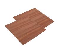 Lot de 2 feuilles de bois fines ultraminces pour modélisme | Bois brut souple, résiste à l’écaillage des bords, se colle et se superpose facilement, pour ateliers et cours d’art